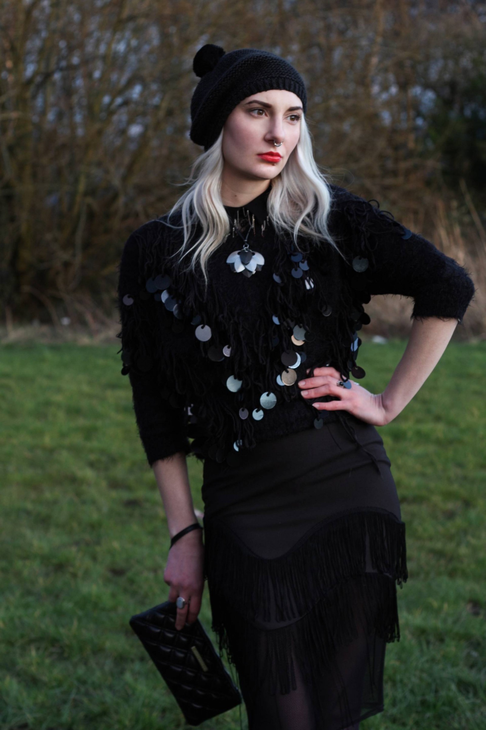 dark style blogger issguided skirt sunset 5